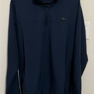 Travis Mathew Midnight Blue Quarter-Zip Jacket